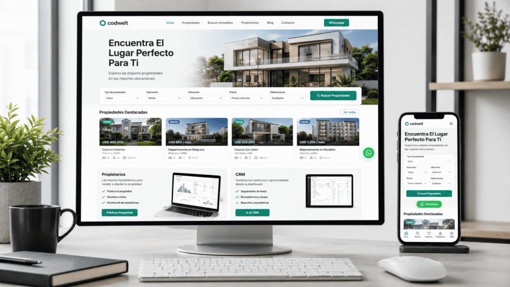 11 poderosas características para un sitio web de bienes raíces exitoso 3 Plataformas Y Empresas Recomendadas Para Crear Páginas Web Inmobiliaria